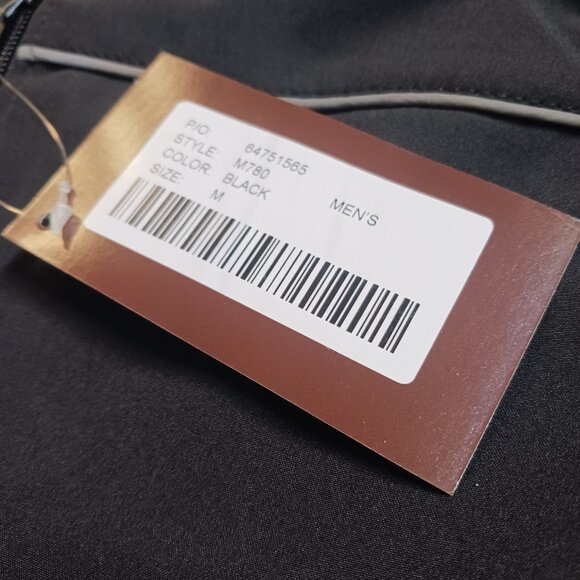 Harriton Men's Black Echo Soft Shell Jacket  Size M - Picture 10 of 10